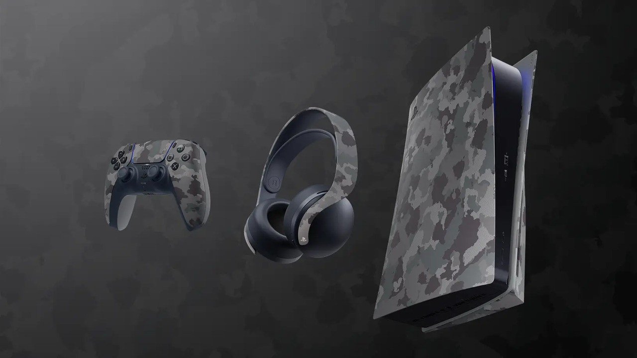 Cover, controller e cuffie grigie per console PS5 svelati da Sony