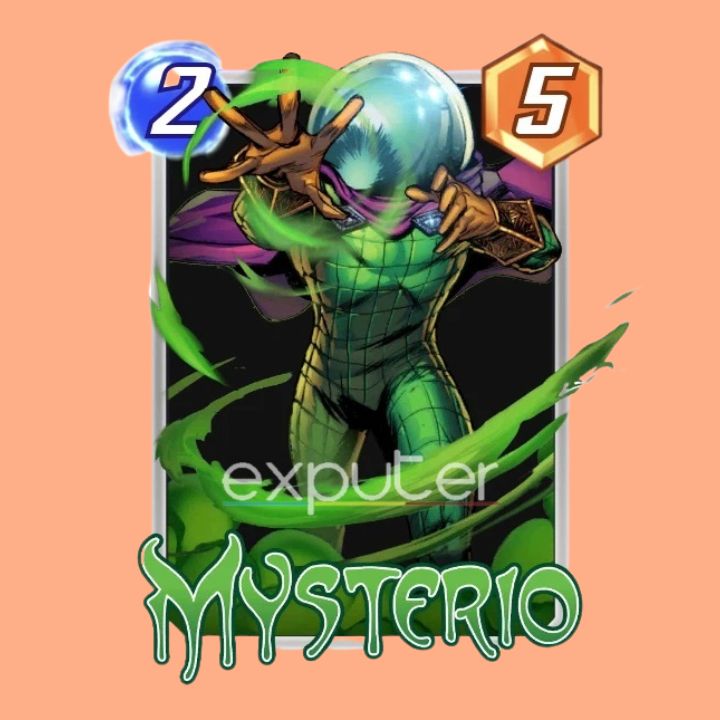 Mysterio con 2 Costo e 5 Potenza