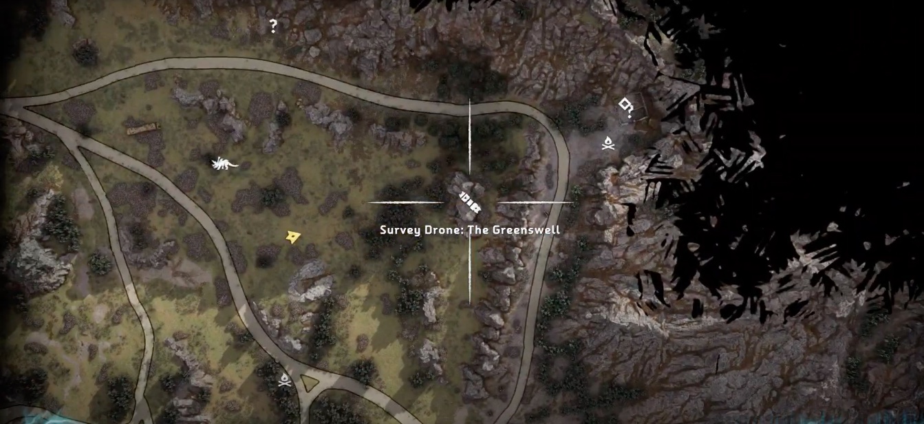 rilevamento della posizione della mappa drone greenswell