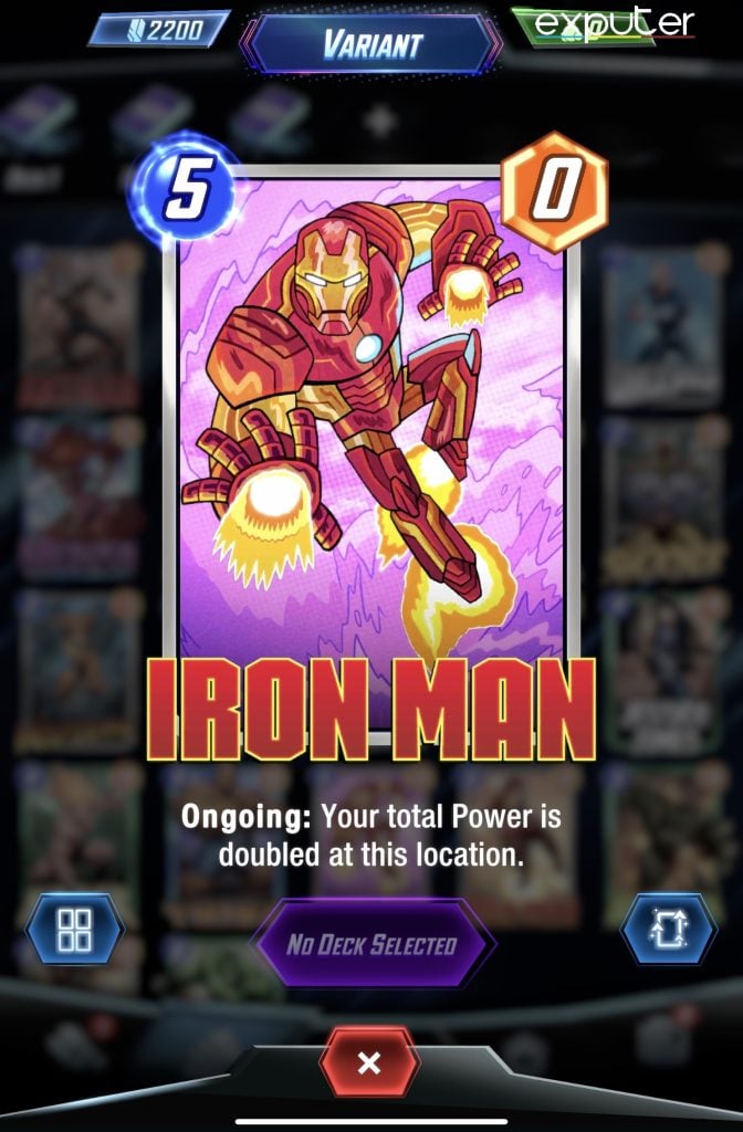 Marvel Snap Iron Man