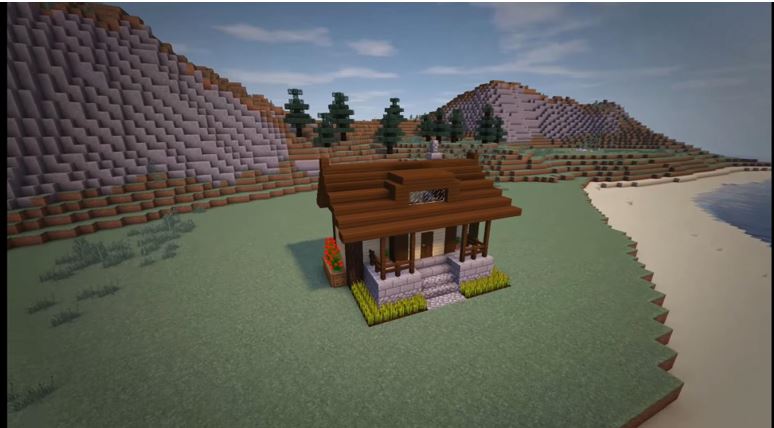 piccolo cottage di minecraft di sopravvivenza