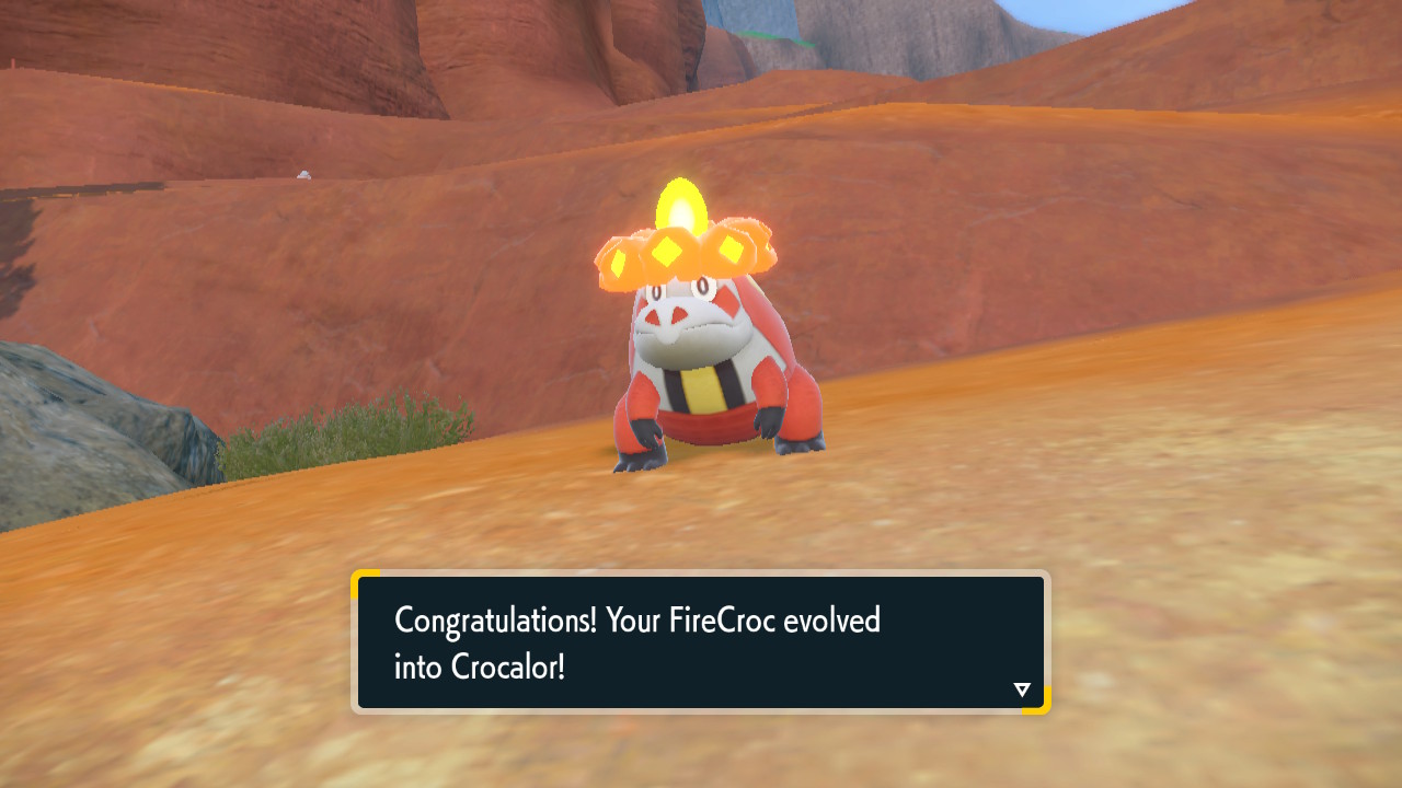 La seconda evoluzione di tipo fuoco in Pokemon Scarlet