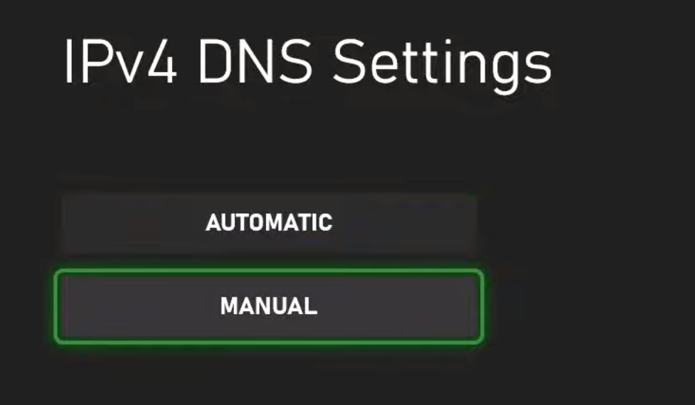 Cambia DNS per risolvere il codice di errore xbox 0x800704cf