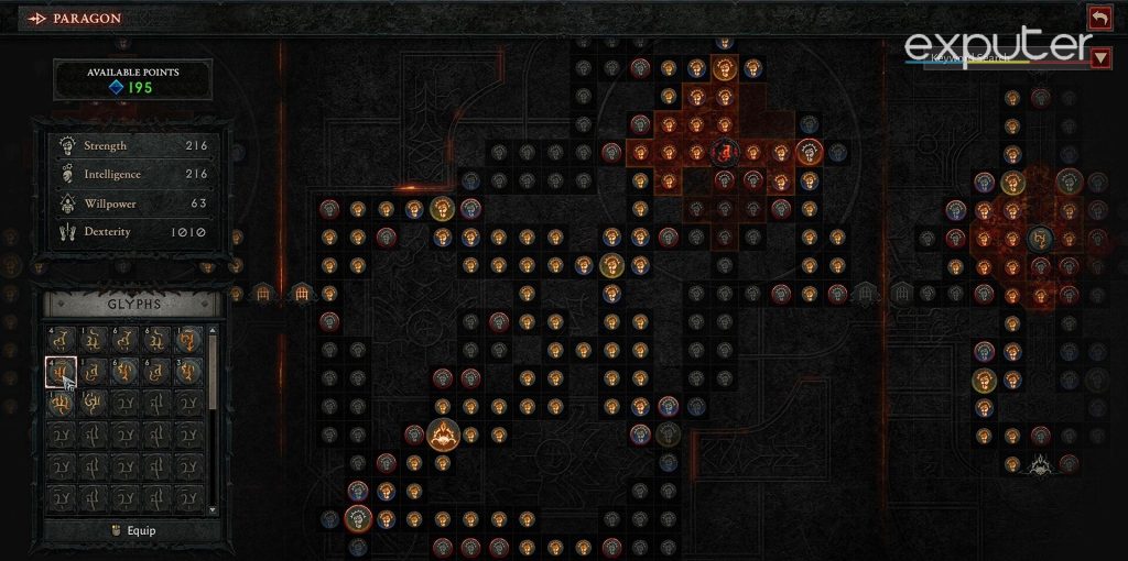 Tabellone Eroe di livello massimo di Diablo 4